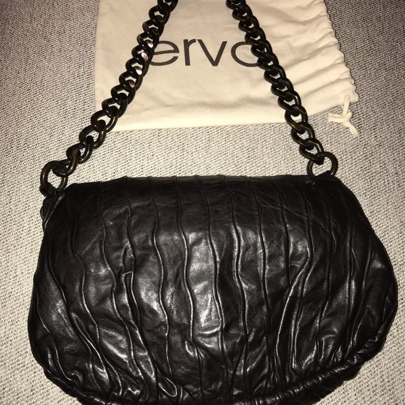 ERVA Black Leather Purse - Picture 4 of 4